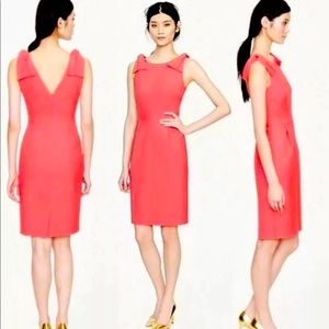 J Crew Bow Strap Sheath Dress